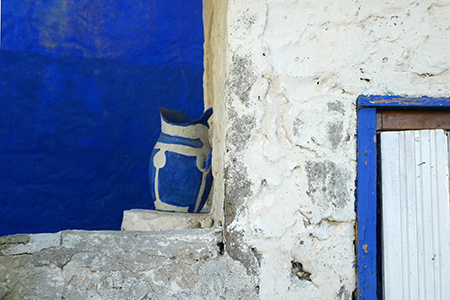 Blaue Scheune